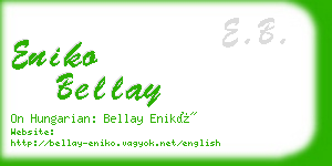 eniko bellay business card